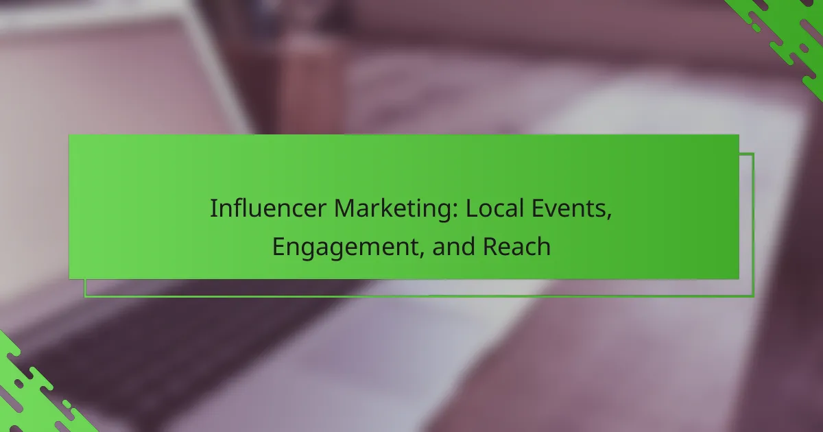 Influencer Marketing: Local Events, Engagement, and Reach