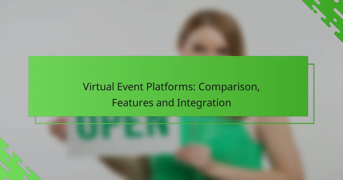 Virtual Event Platforms: Comparison, Features and Integration
